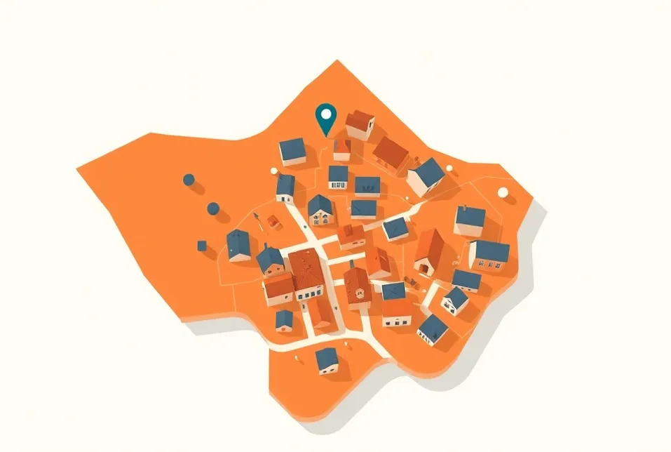 Carte du secteur d'intervention autour de Bayonne (64100)
